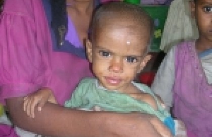 programa de nutrición infantil dirigido a niños de 0 a 5 años que acudían a las escuelas Hermanas Salesianas y a otras familias de Zway
