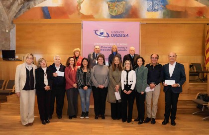 XXI entrega de las ayudas sociales de Fundació Ordesa