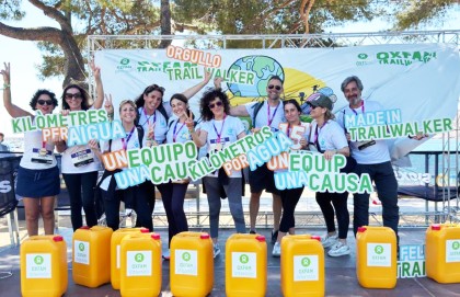 El equipo de Laboratorios Ordesa y Fundación Ordesa en la Trailwalker de Oxfam Intermón