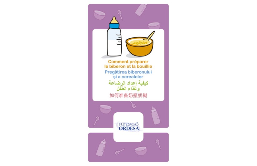 Folleto Cómo preparar el biberón y las papillas de cereales