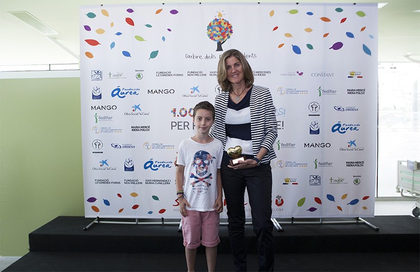Isolda Ventura en la inauguración de la sala de gastroenterología del Hospital Sant Joan de Déu de Barcelona