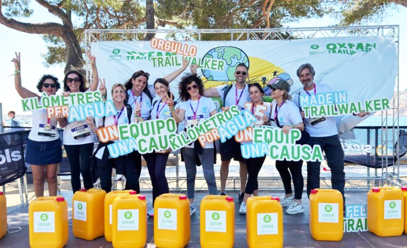 El equipo de Laboratorios Ordesa y Fundación Ordesa en la Trailwalker de Oxfam Intermón